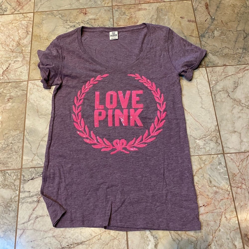 VS bling pink t shirt